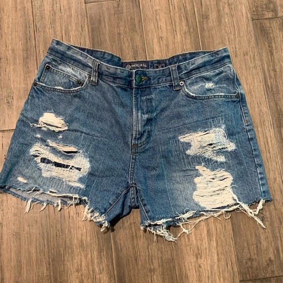 American Rag Distressed Jean Shorts - Picture 1 of 4